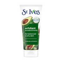 Avocado & Honey Face Scrub, Facial Exfoliant for Balanced to Dry Skin, 6 oz
